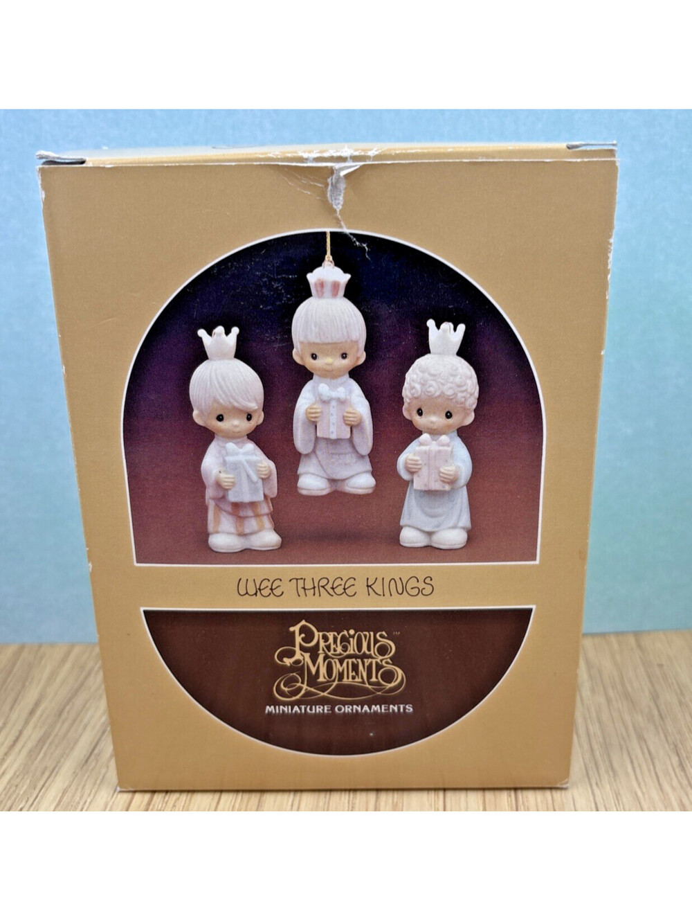 Precious Moments we three kings ornament Nativity scene E-5634 Figurine Set 1980